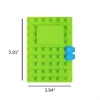 Creative A6 Silicone Building Block Notebook Journal