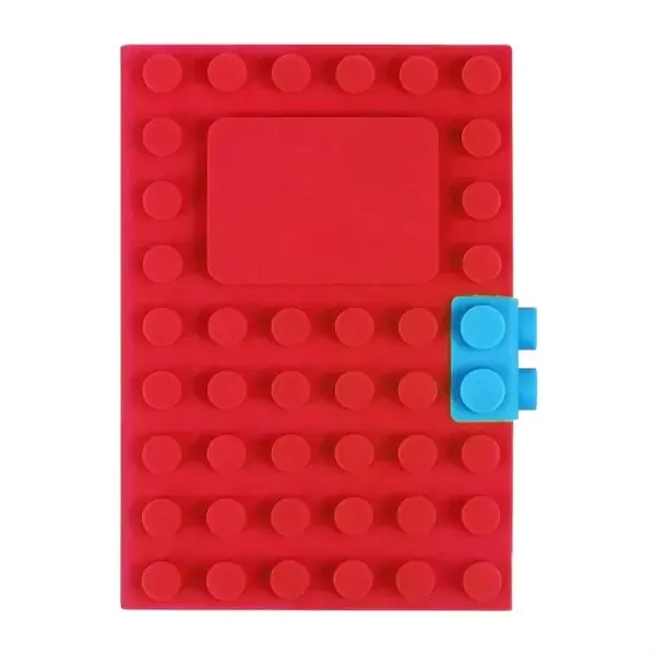 Creative A6 Silicone Building Block Notebook Journal