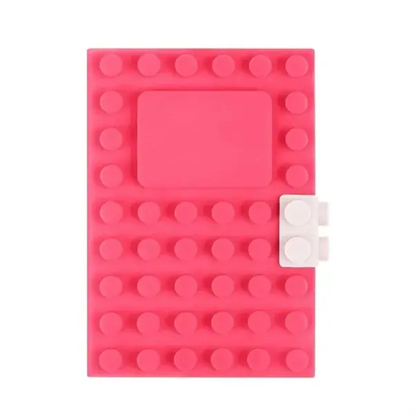 Creative A6 Silicone Building Block Notebook Journal