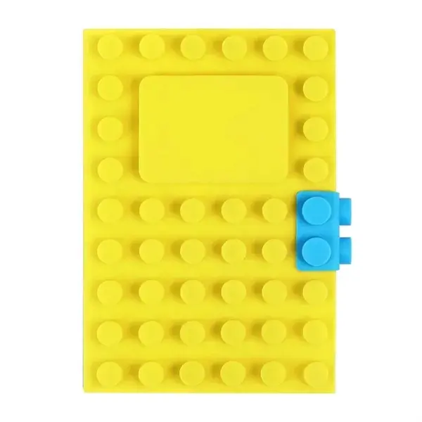 Creative A6 Silicone Building Block Notebook Journal