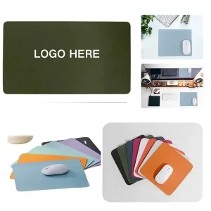 Custom Logo Leather Waterproof Mouse Pad