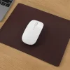 Custom Logo Leather Waterproof Mouse Pad
