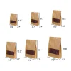 Custom Printed Kraft Paper Stand-Up Food Bags with Window