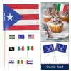 Custom Printed Paper Toothpick Flags for Food Decoration