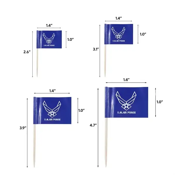 Custom Printed Paper Toothpick Flags for Food Decoration