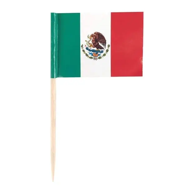 Custom Printed Paper Toothpick Flags for Food Decoration