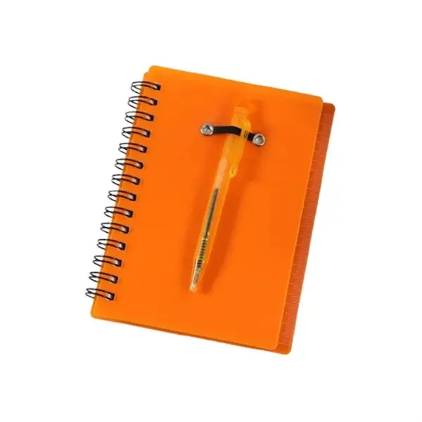 Custom Spiral Notebook with Pen and Sticky Notes Set