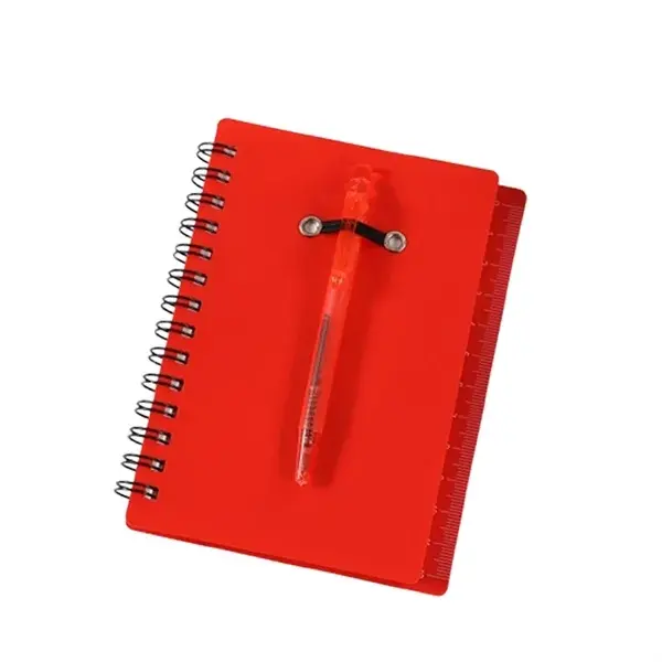 Custom Spiral Notebook with Pen and Sticky Notes Set