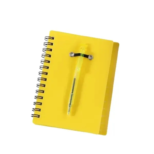 Custom Spiral Notebook with Pen and Sticky Notes Set