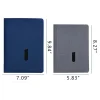 Customizable PU Leather Notebook with Mobile Phone Pocket