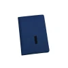 Customizable PU Leather Notebook with Mobile Phone Pocket