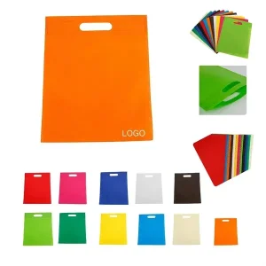 Eco-Friendly Die-Cut Handle Non-Woven Tote Bags