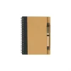 Eco-Friendly Spiral Notebook with Recycled Pen Set