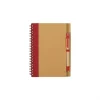 Eco-Friendly Spiral Notebook with Recycled Pen Set