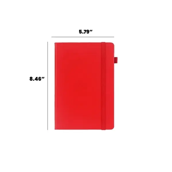Premium A5 PU Leather Hardcover Notebook with Elastic Band