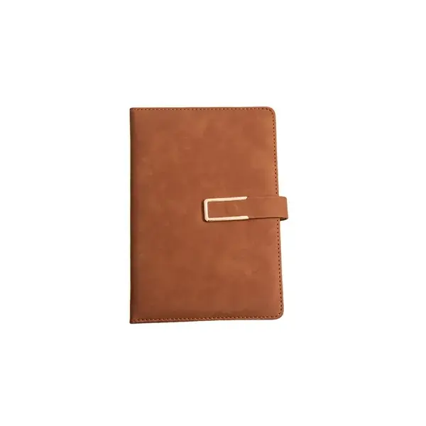 Premium Custom A5 PU Leather Notebook with Metal Buckle