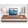 Premium Dual-Sided Leather Desk Mat & Oversized Mouse Pad