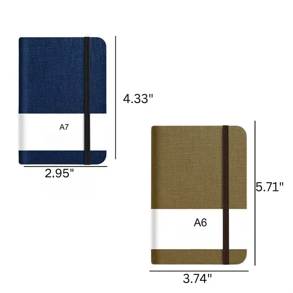 Premium Mini Pocket Notebook with Elastic Strap