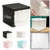 Premium Transparent Double Layer Cake Display Boxes