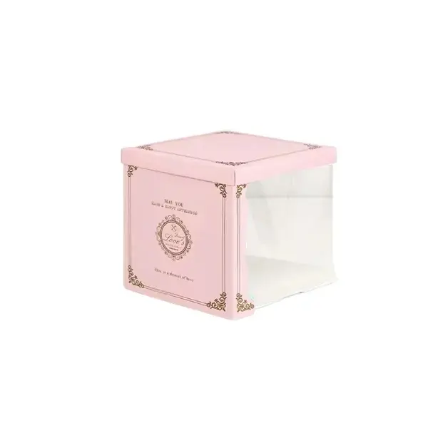 Premium Transparent Double Layer Cake Display Boxes