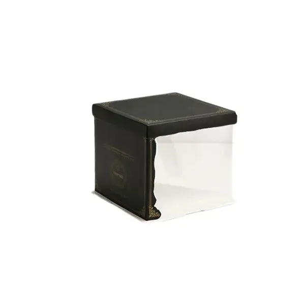 Premium Transparent Double Layer Cake Display Boxes