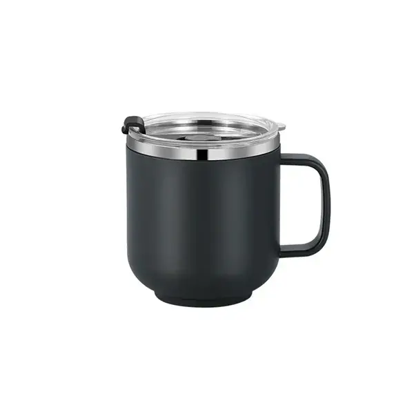 15oz Double Wall Insulated Stainless Steel Coffee Mug with Lid