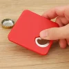 2-in-1 Square Drink Coaster with Integrated Bottle Opener