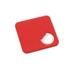 2-in-1 Square Drink Coaster with Integrated Bottle Opener