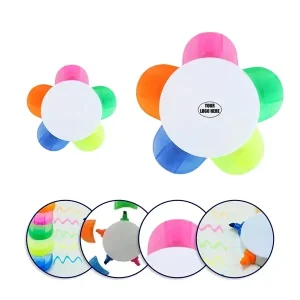 5-in-1 Multicolor Flower Shape Highlighter Pen (1) 5-in-1 Multicolor Flower Shape Highlighter Pen