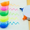 5-in-1 Multicolor Flower Shape Highlighter Pen