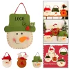 Custom Christmas Felt Character Handbag Gift Pouches