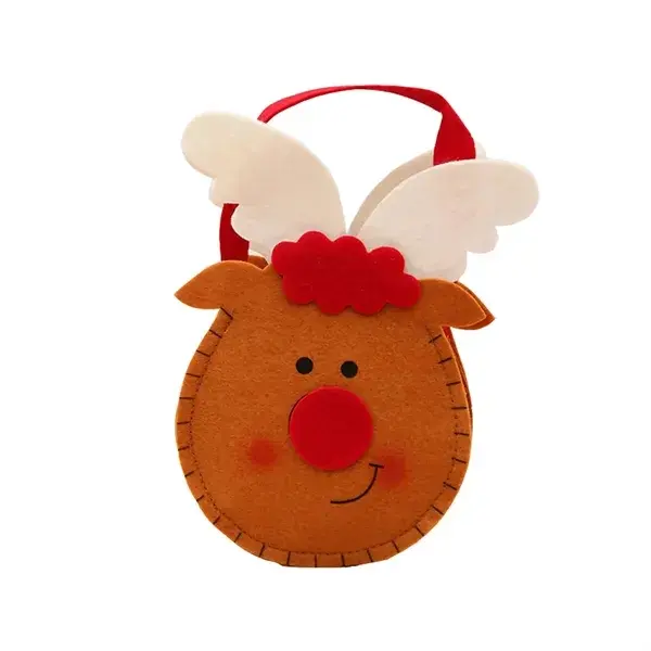 Custom Christmas Felt Character Handbag Gift Pouches