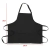Custom Professional Cotton Kitchen Aprons with Pockets