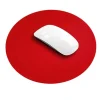 Custom Round PU Leather Mouse Pad for Office