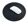 Custom Round PU Leather Mouse Pad for Office