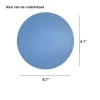 Custom Round PU Leather Mouse Pad for Office