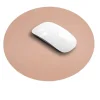 Custom Round PU Leather Mouse Pad for Office