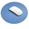 Custom Round PU Leather Mouse Pad for Office