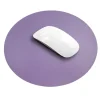 Custom Round PU Leather Mouse Pad for Office