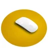 Custom Round PU Leather Mouse Pad for Office