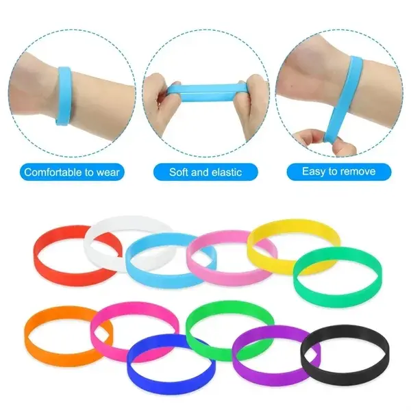 Customizable Silicone Awareness Wristbands for Events