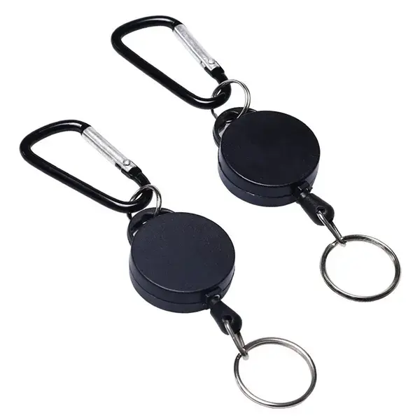 Heavy Duty Retractable Carabiner Security Key Reel