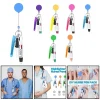 Multicolor Retractable Nurse Pen Set with Badge Reel
