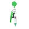 Multicolor Retractable Nurse Pen Set with Badge Reel