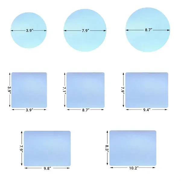 Premium Custom Rubber Mouse Pads with Stitched Edges