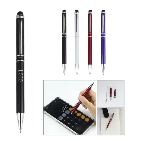 Premium Metal 2-in-1 Touch Screen Stylus Ballpoint Pen