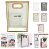 Premium PP Frosted Transparent Gift Tote Bags
