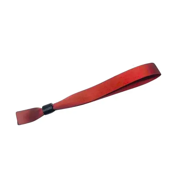Custom Fabric Event Wristbands with Secure Plastic Sliding Lock