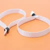 Custom Fabric Event Wristbands with Secure Plastic Sliding Lock