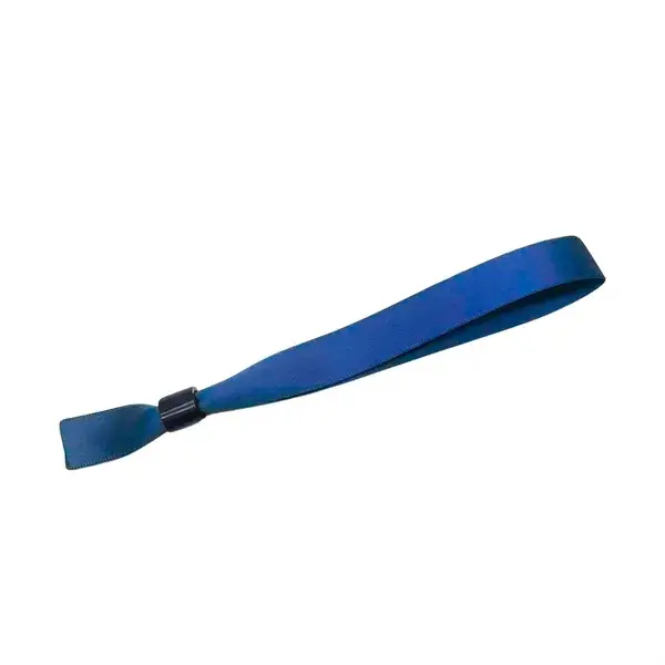 Custom Fabric Event Wristbands with Secure Plastic Sliding Lock
